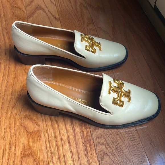Tory Burch leather Eleanor Heeled Loafers - Very Good Condition - Picture 2 of 9